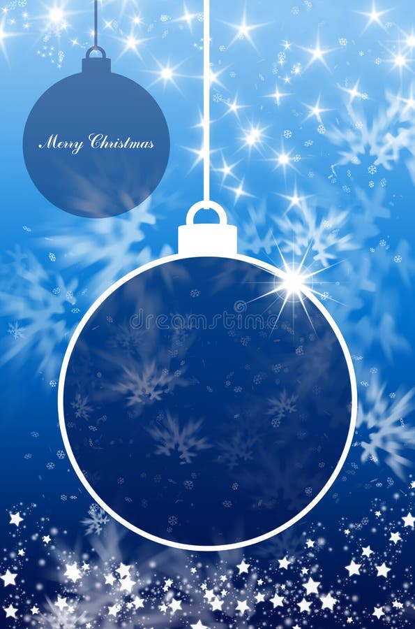 Vrolijke Kerstmis en Gelukkige Nieuwjaarachtergrond met bal stock illustratie Vrolijke Kerstmis en Gelukkige Nieuwjaarachtergrond met bal stock illustratie