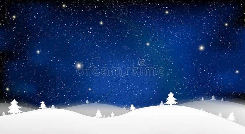 Vrolijke Kerstmis en het Nieuwjaar blauwe sneeuw spelen lichte achtergrond op blauwe hemelillustratie mee royalty-vrije illustratie Vrolijke Kerstmis en het Nieuwjaar blauwe sneeuw spelen lichte achtergrond op blauwe hemelillustratie mee royalty-vrije illustratie