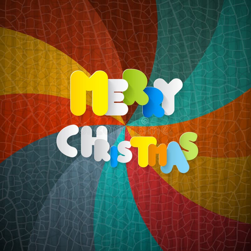 Vrolijke Kerstmis Retro Achtergrond vector illustratie Vrolijke Kerstmis Retro Achtergrond vector illustratie