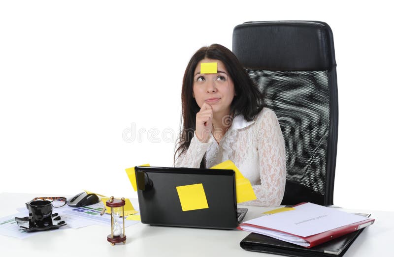 Vrouw met laptop