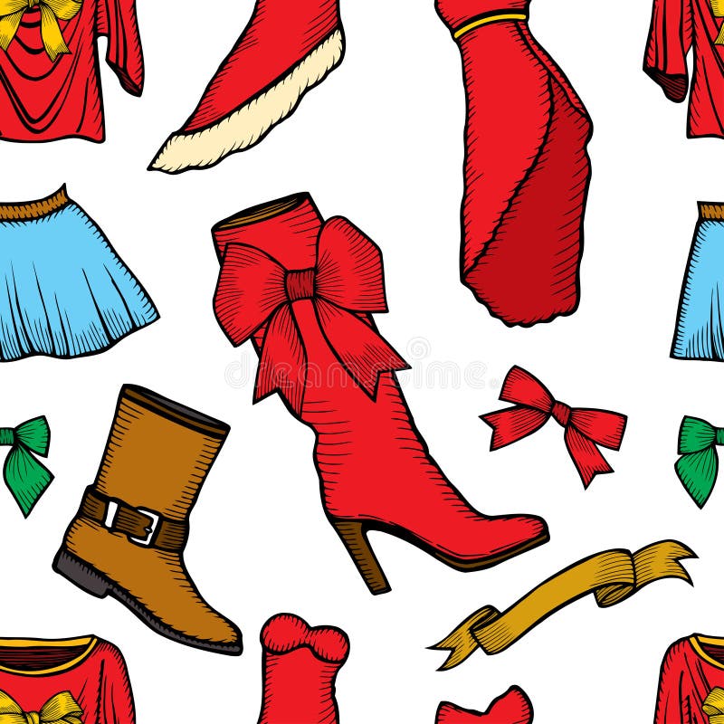 Vrouwelijke manierinzameling royalty-vrije illustratie