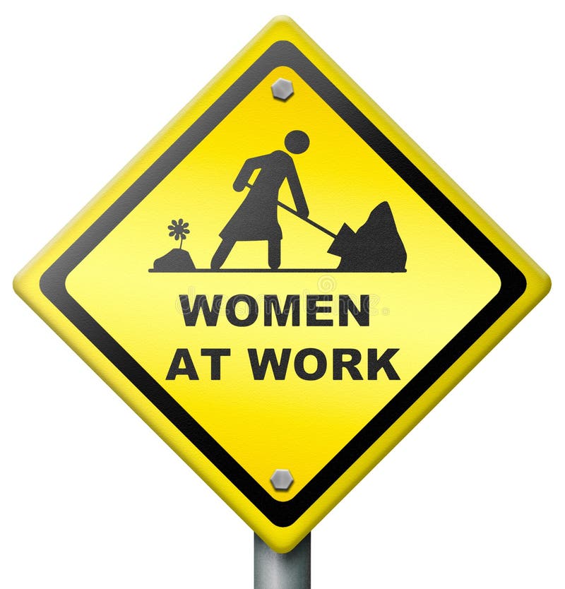 Vrouwen op het werk royalty-vrije illustratie Vrouwen op het werk royalty-vrije illustratie
