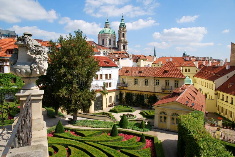 In the Vrtba Garden in Prague Stock Photo Image of saint, park 20663210