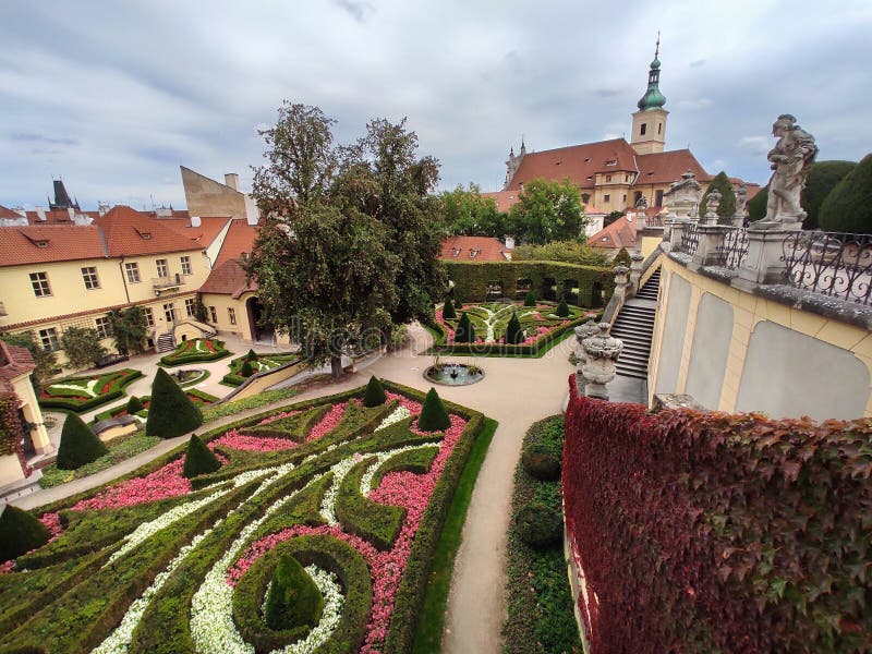 The Vrtbra gardens, Mala Strana,  Prague