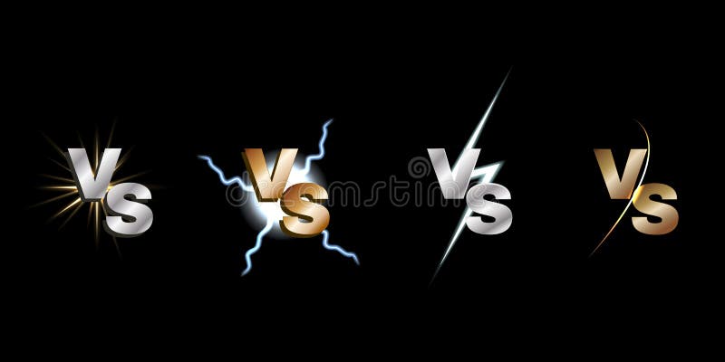 Versus background vs battle competition mma Vector Image