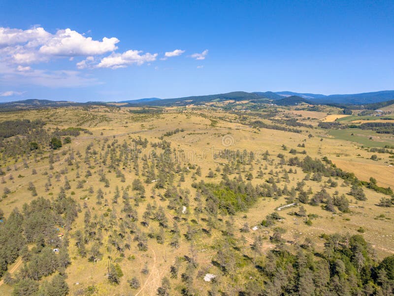 Vue aérienne Cévennes photo stock Vue aérienne Cévennes photo stock