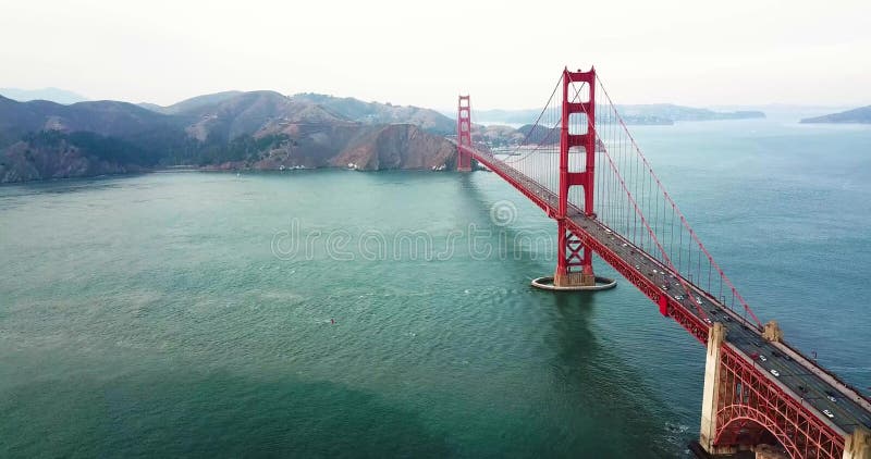 Vue aérienne de golden gate bridge, San Francisco, Etats-Unis