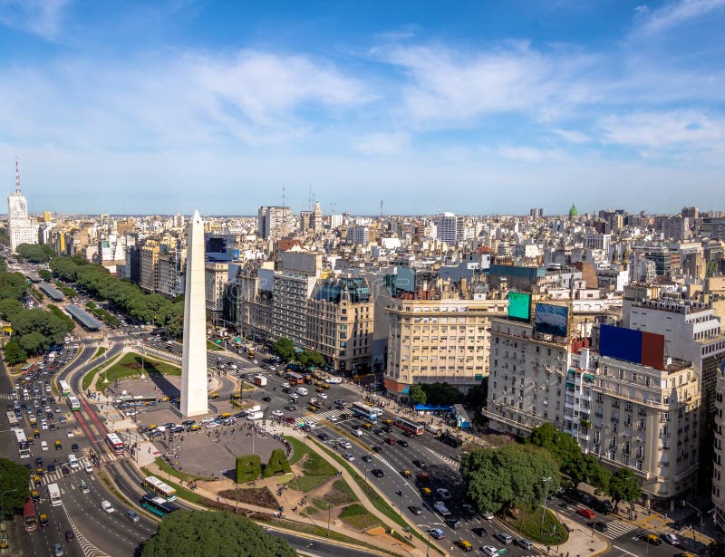 Paysage Urbain De Buenos Aires, Capitale De L'Argentine Photo stock