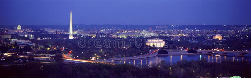 Vue aérienne de Washington photo stock Vue aérienne de Washington photo stock