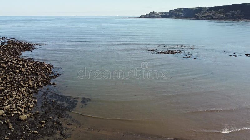 Vue aérienne sur mer calme