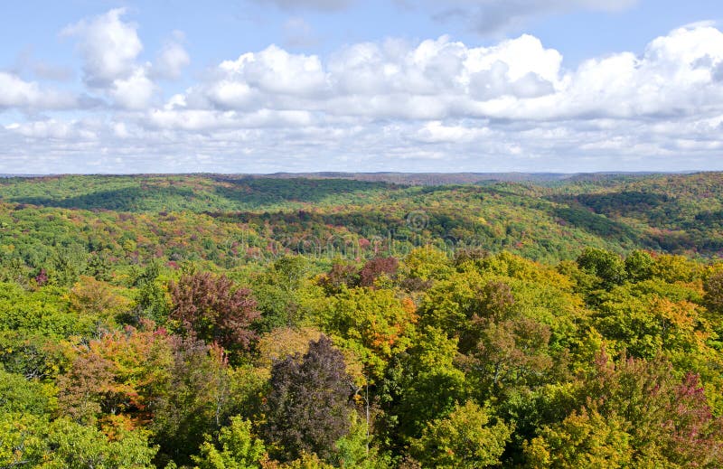 Vue de couleurs d'automne de la tour #3 de Dorset photo libre de droits Vue de couleurs d'automne de la tour #3 de Dorset photo libre de droits