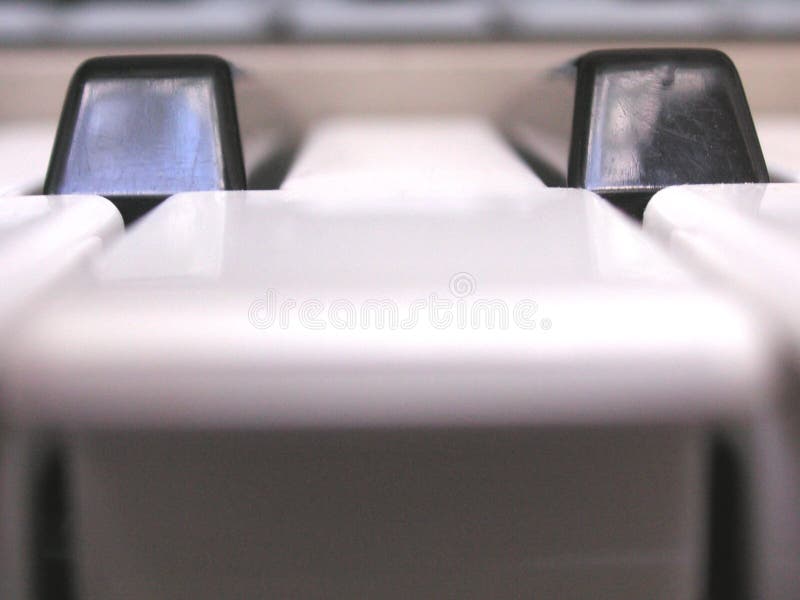 Vue de face de clavier photographie stock libre de droits