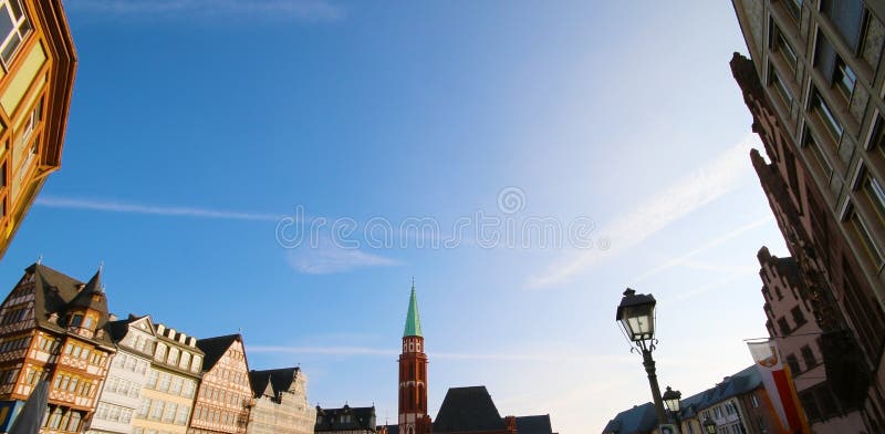 Vue de Francfort sur Main, Allemagne image libre de droits Vue de Francfort sur Main, Allemagne image libre de droits