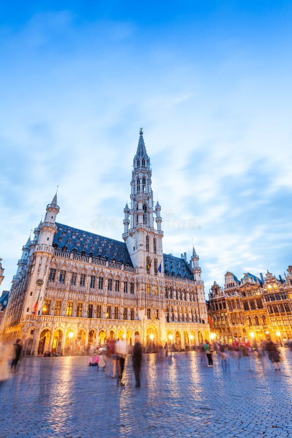 View of La Meuse et l'Escaut on Grand Place in Brussels, Belgium. View of La Meuse et l'Escaut on Grand Place in Brussels, Belgium