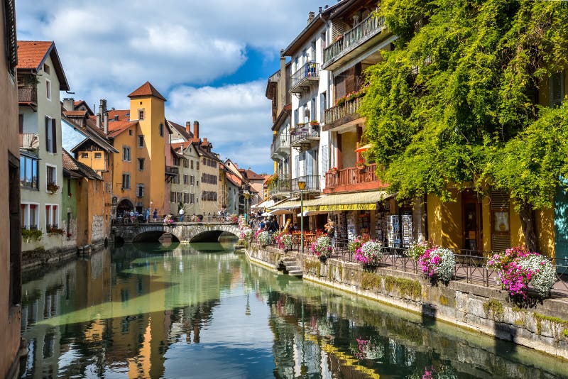 Annecy, called `Venice of the Alps`. France. Annecy, called `Venice of the Alps`. France.