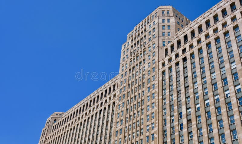Vue de marché de marchandises, Chicago de dessous photo stock Vue de marché de marchandises, Chicago de dessous photo stock