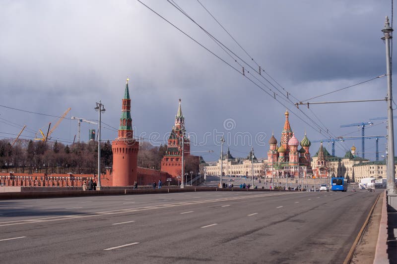 Vue de mur de Kremlin photos libres de droits Vue de mur de Kremlin photos libres de droits