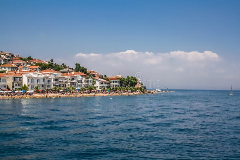 Vue De Plage De Kinaliada Princes Islands Istanbul Turquie