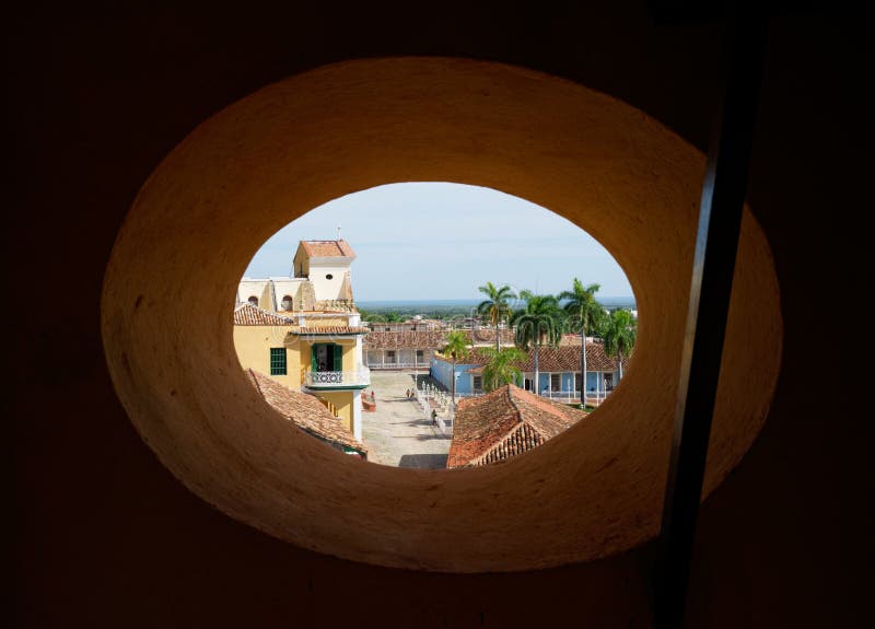 Vue de rue de Trinidad de Cuba image libre de droits Vue de rue de Trinidad de Cuba image libre de droits