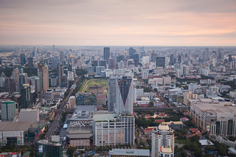 Download Vue De Ville Thaïlande De Bangkok Image stock éditorial - Image du aérien, bureau: 45365409