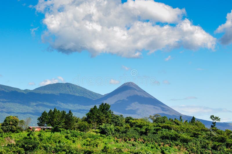 Vue de volcan d'Izalco, Salvador