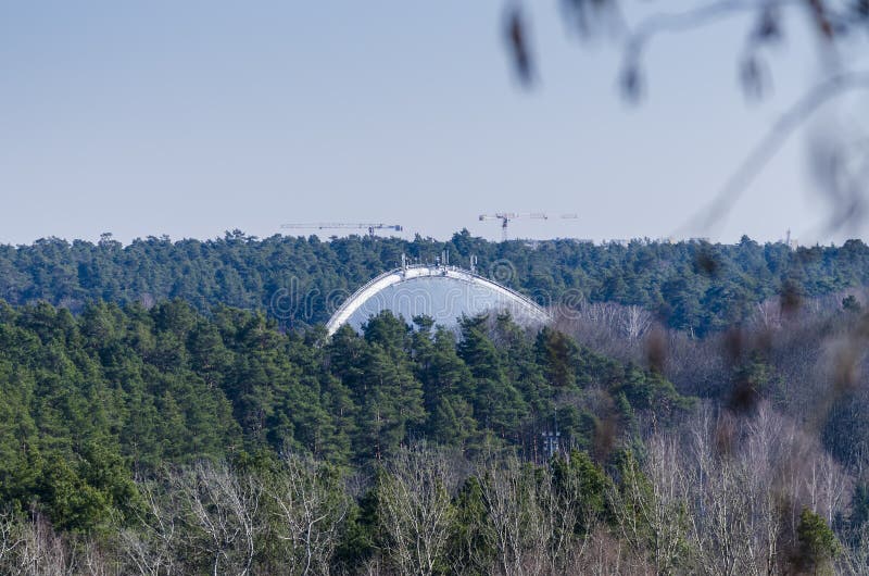 Vue depuis le sommet des collines de karoliniscaron kès réserve de paysage photo libre de droits