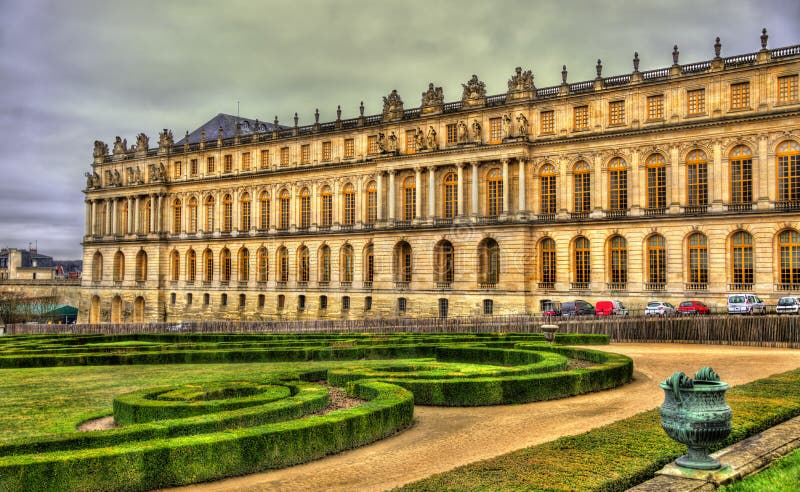 Vue du palais de Versailles