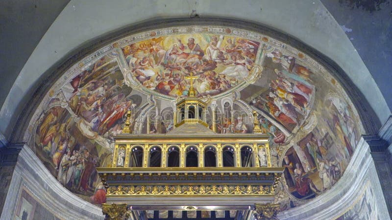 Vue intérieure St Peter dans l'église de chaînes clips vidéos