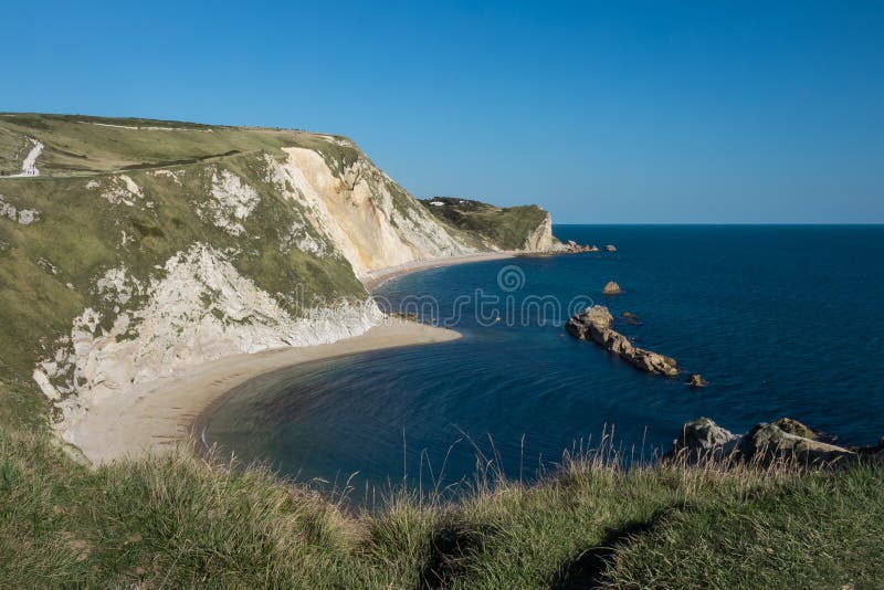 Vue jurassique de côte photo stock Vue jurassique de côte photo stock