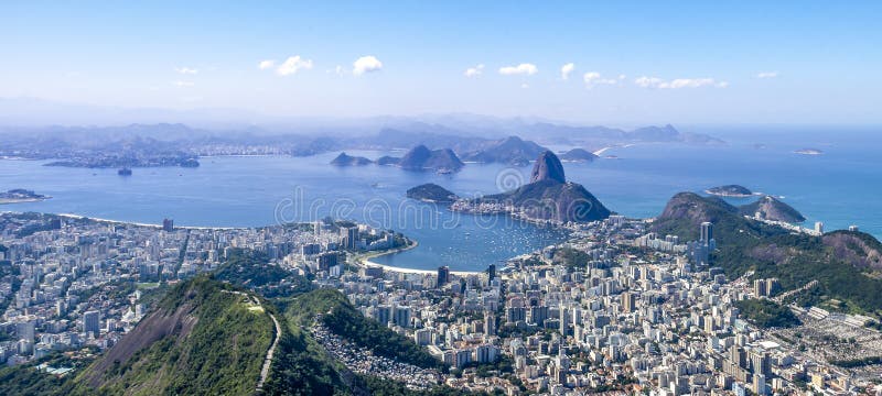 Vue panoramique de Rio image stock Vue panoramique de Rio image stock