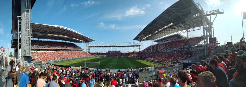 Vue panoramique à Toronto FC photographie stock libre de droits Vue panoramique à Toronto FC photographie stock libre de droits