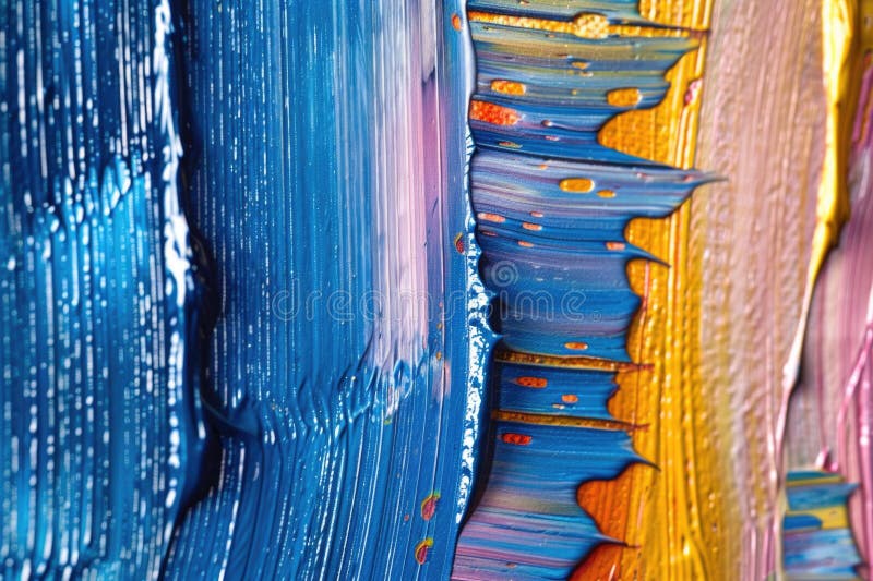 Vue rapprochée de la peinture texturée sur un mur qui peut être utilisé dans des projets de conception ou comme image de référence illustration stock