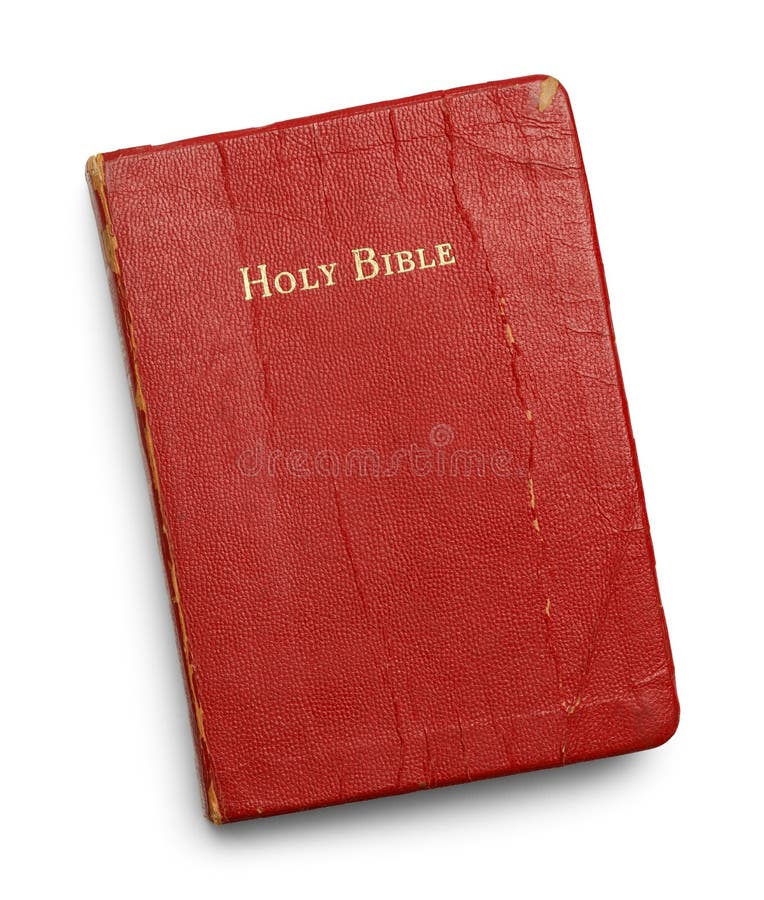 Vue supérieure de bible rouge image stock Vue supérieure de bible rouge image stock