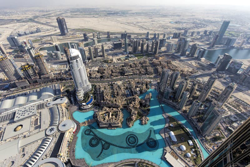 Vue sur Dubaï photographie stock libre de droits