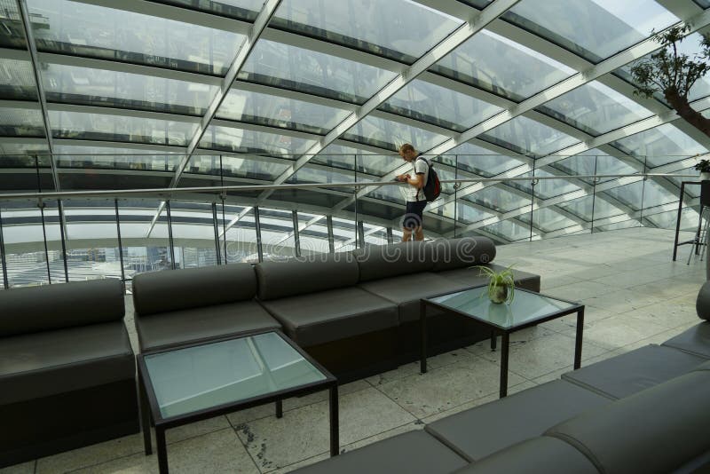 Vue sur Londres depuis Sky Garden images stock Vue sur Londres depuis Sky Garden images stock