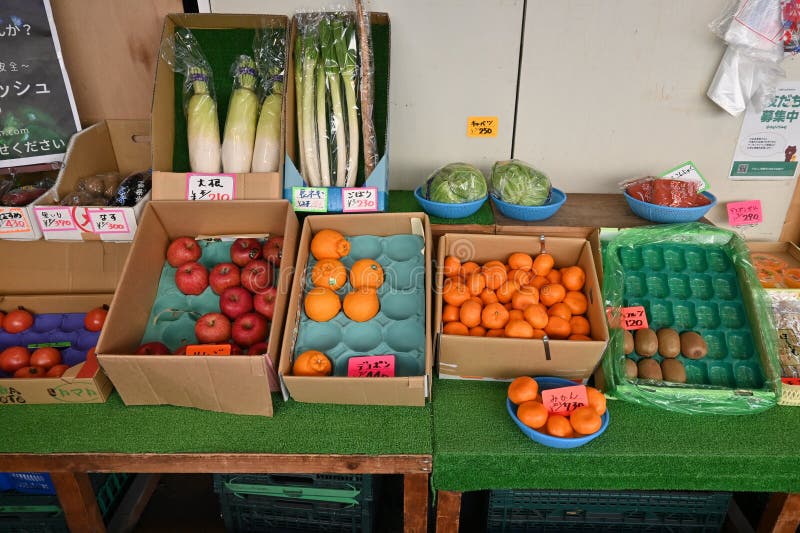 épicerie Japonaise à Fukuoka. Image éditorial - Image du légumes, économie:  211412985