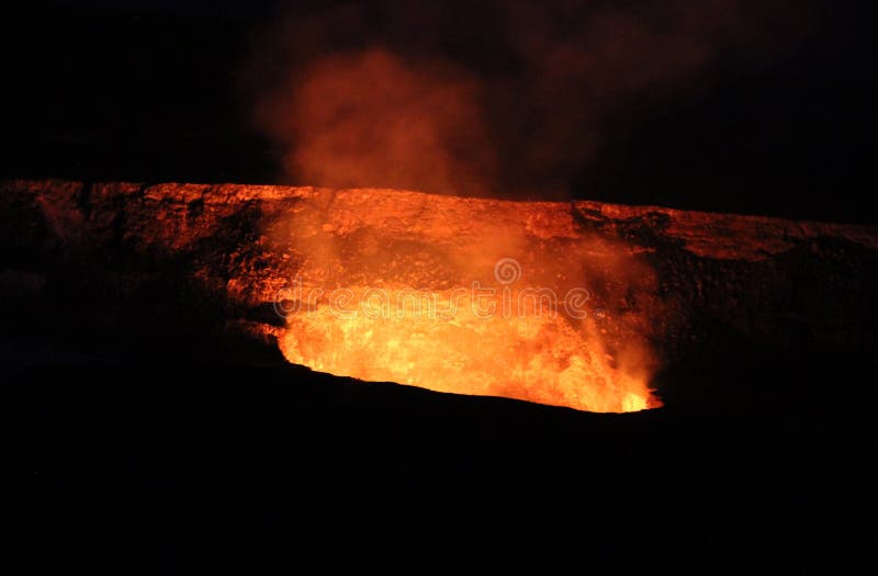 Vulcão de Kilauea imagem de stock Vulcão de Kilauea imagem de stock