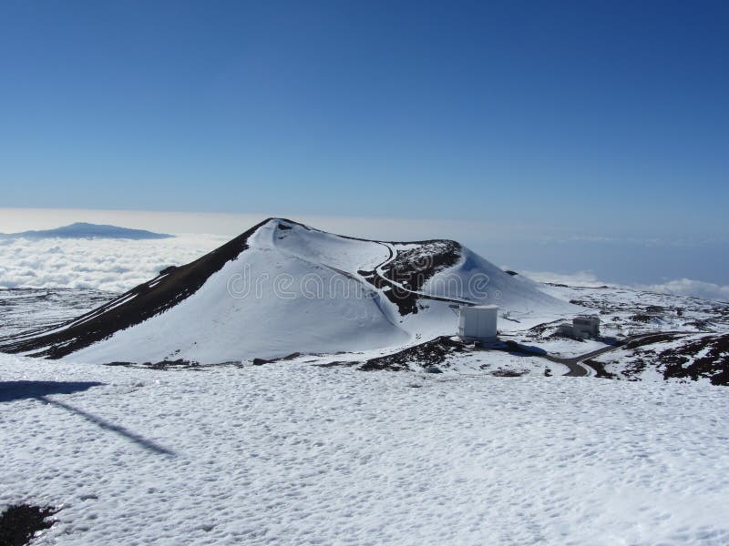 Vulkanischer Kegel, Mauna Kea, große Insel, Hawaii stockbild Vulkanischer Kegel, Mauna Kea, große Insel, Hawaii stockbild