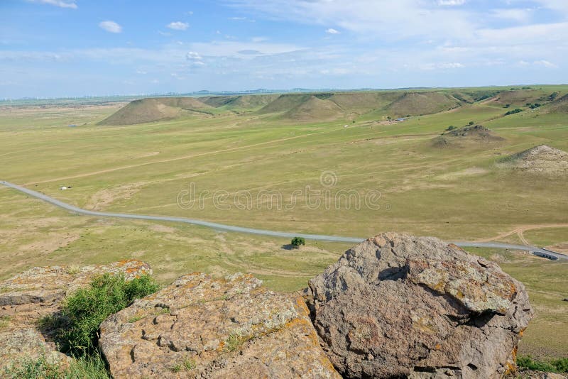  Vulkanlandschaft stockfoto