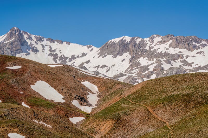 Views of high plateaus and snow-capped mountains. Antalya Turkey. Views of high plateaus and snow-capped mountains. Antalya Turkey