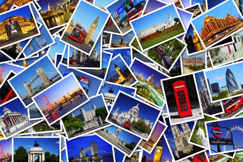 Vykort från London arkivbild Vykort från London arkivbild