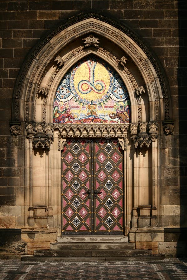 The Vysehrad cathedrale door