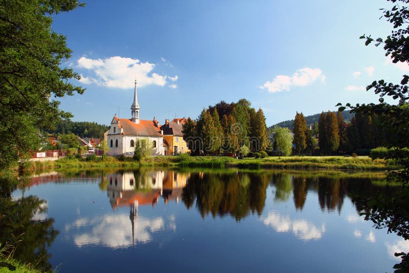 Vyssi Brod town, Czech Republic