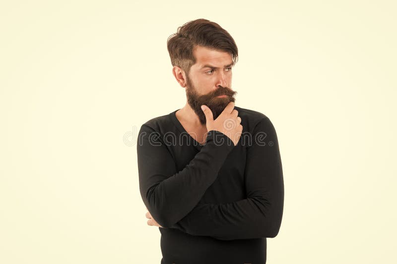 Various beard styles for men. Keep beard in perfect condition. Brutal hipster with beard hair on white background. Bearded man stylish mustache shape. Caucasian guy beard copy space. Facial hair. Various beard styles for men. Keep beard in perfect condition. Brutal hipster with beard hair on white background. Bearded man stylish mustache shape. Caucasian guy beard copy space. Facial hair.