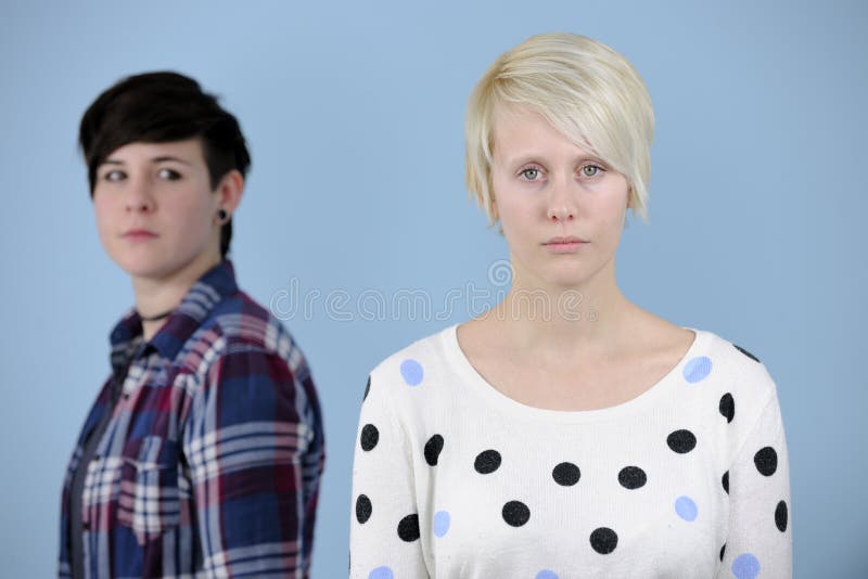 Vänner som har en conflict royaltyfri fotografi Vänner som har en conflict royaltyfri fotografi