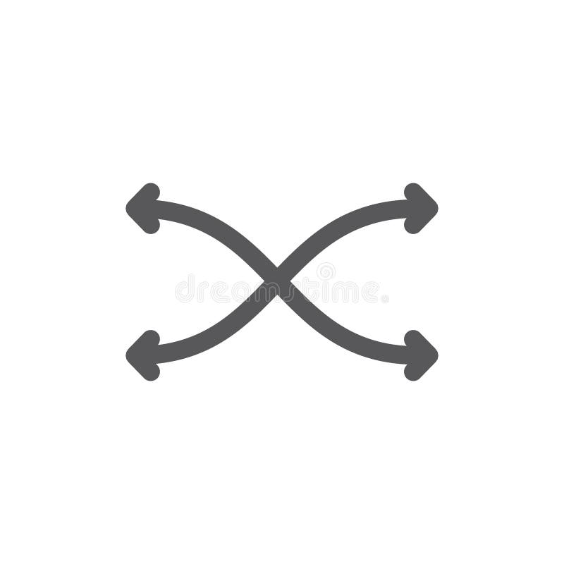V?nstra och h?gra pilar, olik riktningslinje symbol royaltyfri illustrationer V?nstra och h?gra pilar, olik riktningslinje symbol royaltyfri illustrationer