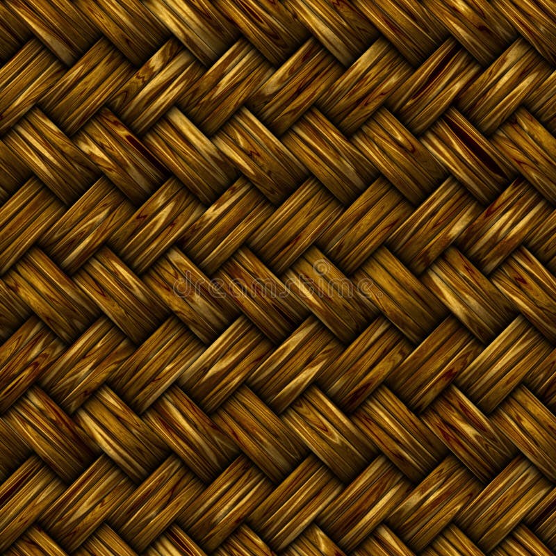 Vävd korggnäggande stock illustrationer