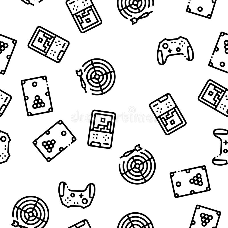 Växelverkande ungar spelar den sömlösa modellvektorn royaltyfri illustrationer Växelverkande ungar spelar den sömlösa modellvektorn royaltyfri illustrationer