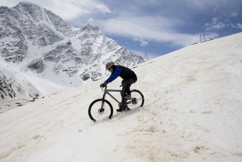 VTT (Vélo Tout Terrain) image stock