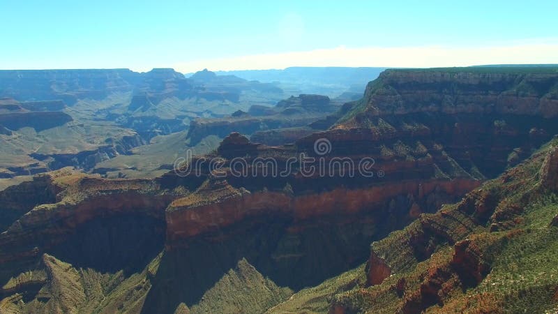 Vídeo de la antena de Grand Canyon almacen de metraje de vídeo